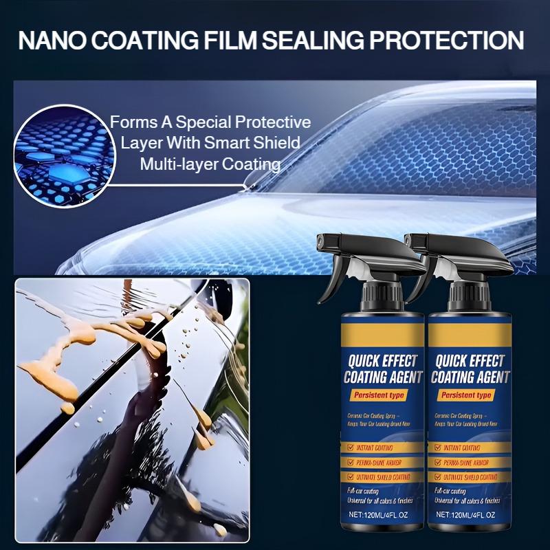 Automotive Nano Coating Agent for Ceramic Paint Surface Restoration, Long-lasting Cleaning, Maintenance, and Dust Protection.
