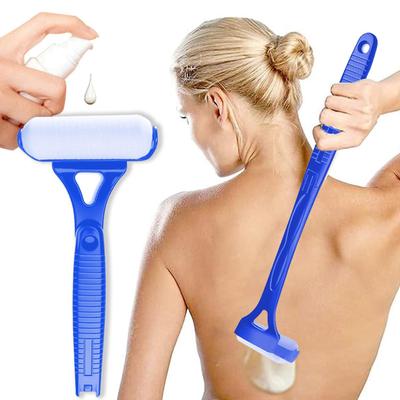 Aplicador de loción, aplicador de bronceado y protector solar para la espalda, portátil, plegable, sin rayas, aplicador de protector solar para la espalda