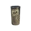 Tori "Shigaraki Ware" Black Matte Owl Openwork Umbrella Stand UM29-004