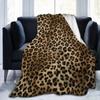 Superweiche Leopardenmuster Flanell-Kuscheldecken Warmes Plüsch Gemütliches Fleece für Kinder Jugendliche Leicht