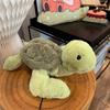 Flauschige realistische Schildkröten-Plüschtiere Stoffpuppe Weiches Meeresschildkröten-Plüschtier Autodeko