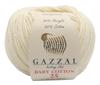 NASKA Ghazal Baby Cotton 25 Pack of 10 Yarn, Medium-Fine, Col. 3437, Natural, 25g, Approx. 82m,