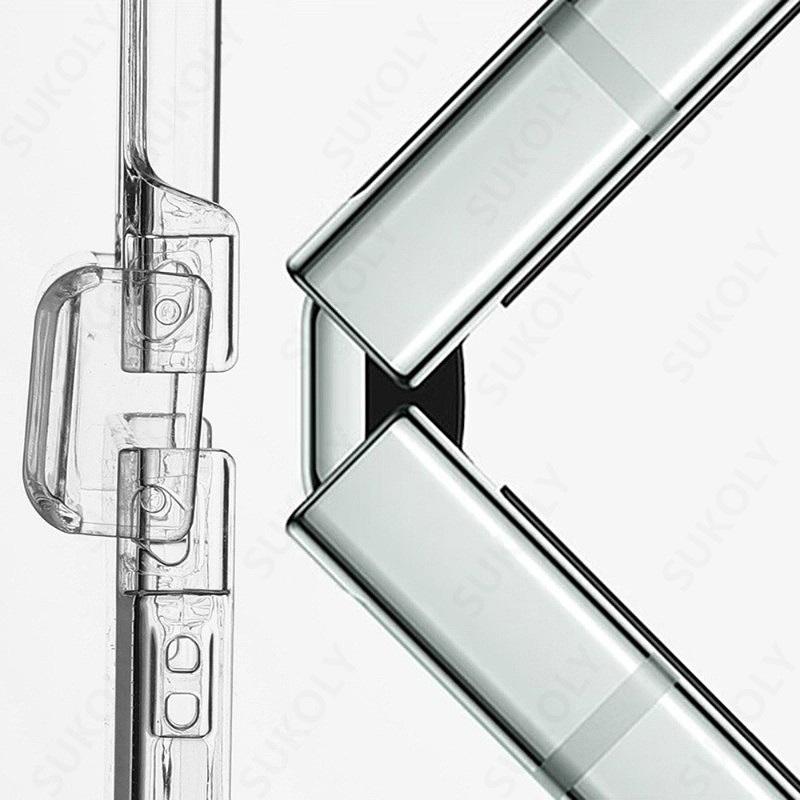 Pro Samsung Galaxy Z Flip6 Flip5 Flip4 Průhledné pouzdro Vzor motýla Skládací průhledný kryt Pro Samsung Galaxy Z Flip 6 5 4 3