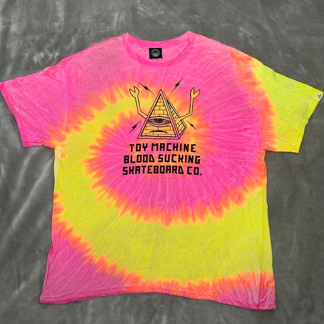 

[USED] Tsuyoshi Domoto s ENDRECHERI Toy Machine tie-dye T-shirt, size XL