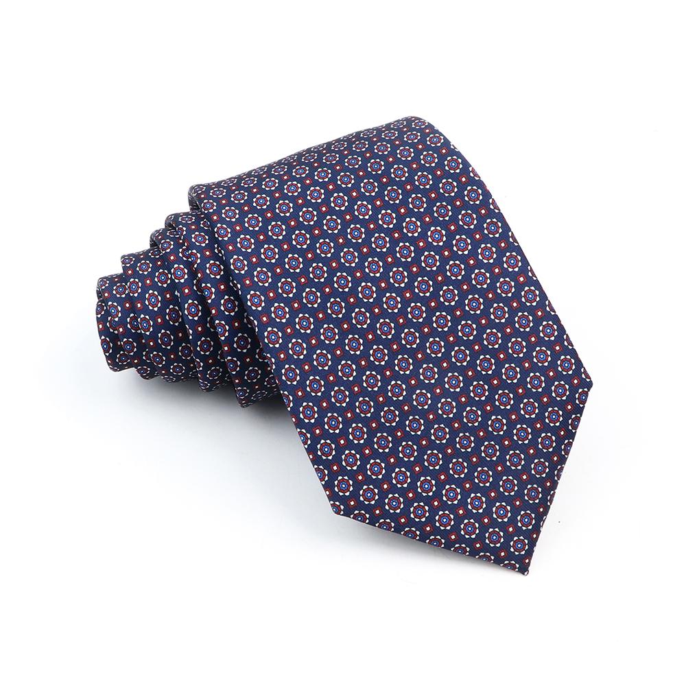 Supermjuka bohemiska sidenpolyesterslipsar för män Nyhet Design Bröllopskontor Företag Gravata tryckt slipspresent