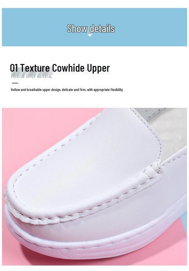 Women's Breathable Soft Sole Nurse Shoes - Comfortable, Non-Slip, Anti-Odor, Heightening, Thick Sole for Medical Staff