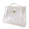HERMES Plastics Kelly Handbag clear Plastics Women Used