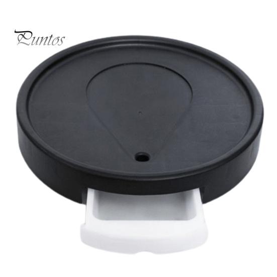 

Контейнер для растений с колесами, пластиковый ролик для растений, вращающиеся на 360 градусов ролики для цветочных горшков с дренажным поддоном, передвижная подставка для растений XS чёрный