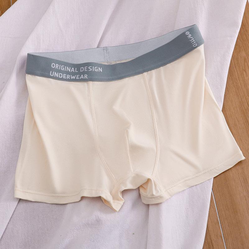 4pcs Men's Underwear Teenagers' Four Cornered Shorts Oversized Sports Flat Shorts Boxer Brief