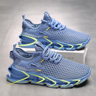 Herrenschuhe 2025 Sommer neue Mesh-Schuhe Casual Sportschuhe atmungsaktive hohle Mesh-Schuhe trendige Laufschuhe