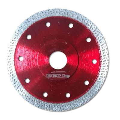 3Pcs 5 Inch Granite Porcelain Tile Turbo Thin Diamond Dry Cutting Blade Disc Grinder Wheel Diamond Saw Blades Red