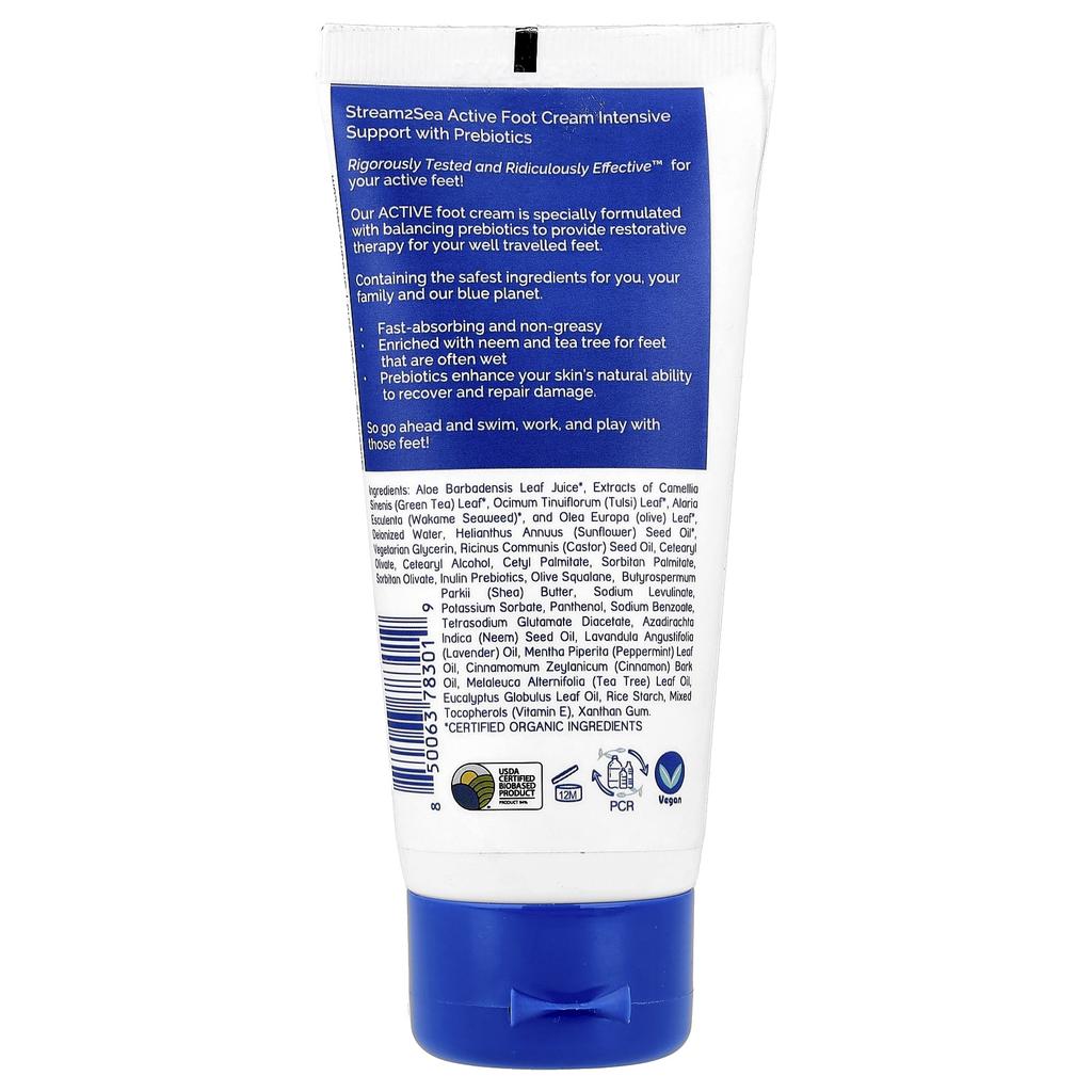 Stream2Sea Active Foot Cream, 90ml (3fl oz)