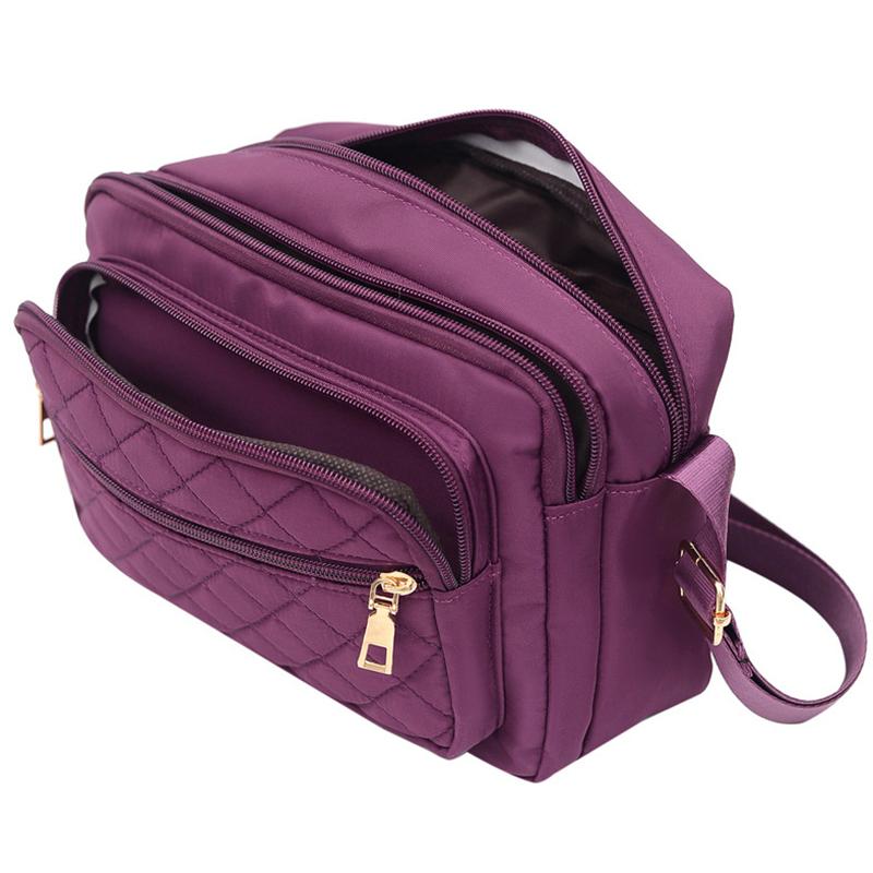 Women's Bag Korean Fashion New Embroidery Thread Large Capacity Shoulder Bag For Middle And Old Age Classic Crossbody Bag Simple KTY