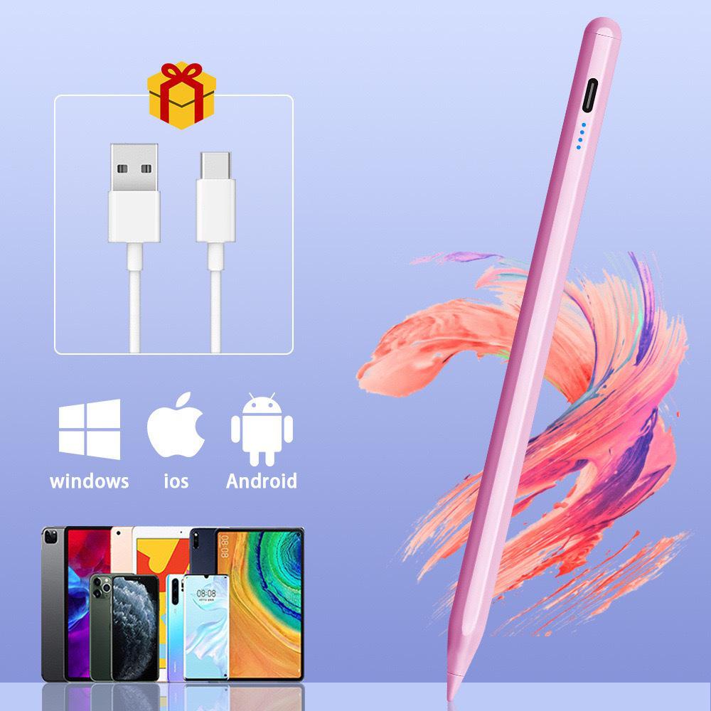 Magnetic Active Stylus Pen for Apple & Android Tablets/Smartphones - Touchscreen Compatible
