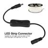 5Pcs 28.5cm   Power Adapter Connector Inline with ONCelsiusOFF   for LED Strip Lights White
