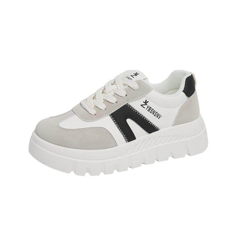 2026 New style fashion White Shoes for Women Spring New Korean Edition Female Student Casual Thick Bottom Versatile Board Shoes