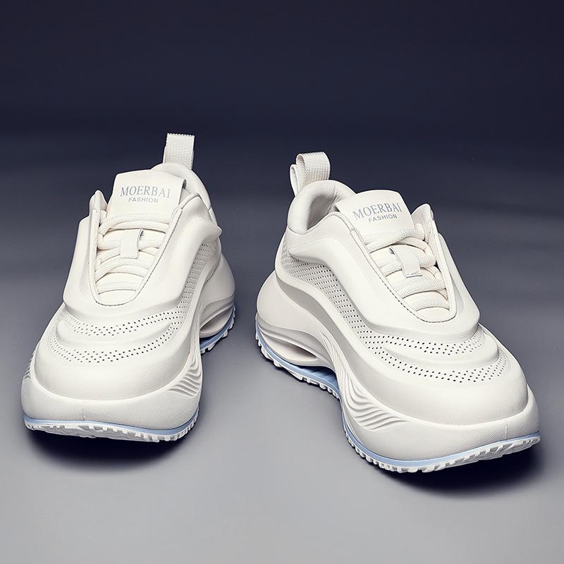 

Мужские летние кожаные кроссовки Mobei Dad на толстой подошве — повседневные универсальные 7010 36