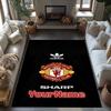Manchester Personalized Name Carpet Suitable for Dormitory Playrooms Study room Foyer Anti-slip Rug Office home decor Gift for Festivals