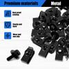 60pcs Body Fasteners Car Screws and Bolts Car Clips Plastic Rivet Fasteners Universal U-Nuts for Fender Engine Cover/Splash Shie