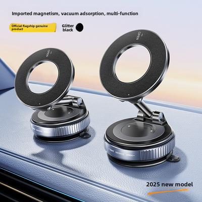 Superstarker N52 Magnetischer Handyhalter Aufgewertetes ABS 360° Drehbar und Faltbares Design mit einem Vakuumsaugnapf - Perfekt