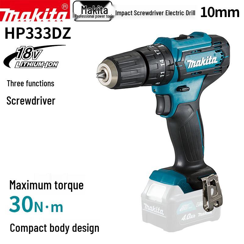 

Makita 12V HP333D Cordless Impact Driver Drill CN plug (adapter included)