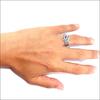 Artemis Classic Gabriel Size 15 Silver Accessory for Men and Brand Silver 925 Ring, (ac-acr0258), Women, Jewelry, Ring,