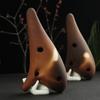 Ocarina Orff Instrument muzyczny Profesjonalny flet Retro Flet ceramiczny 12 otworów C-key Profesjonalny typ występu Flet ceramiczny zwykły wypalany
