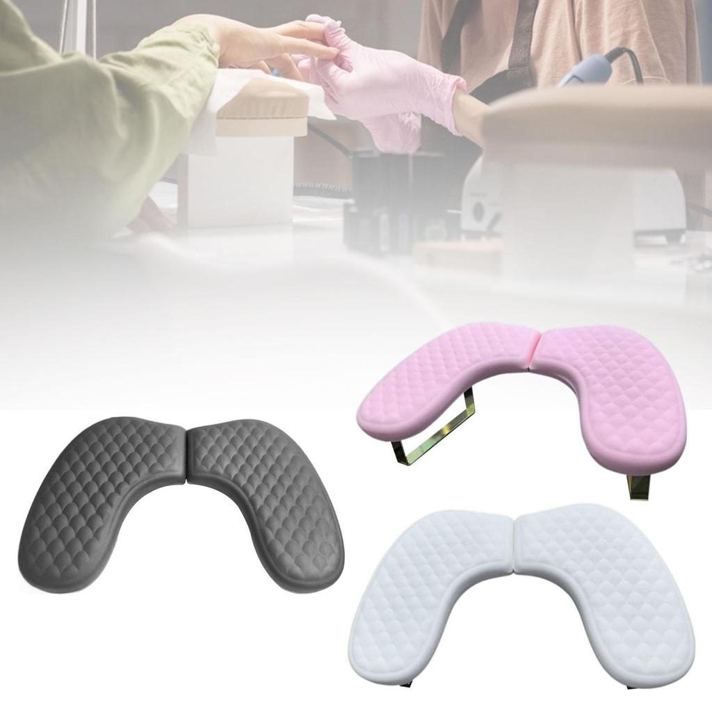 Arm Rest for Nails Foldable U Shaped Hand Home Manicurist Nail Art Salon