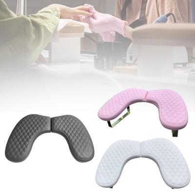 Arm Rest for Nails Foldable U Shaped Hand Home Manicurist Nail Art Salon
