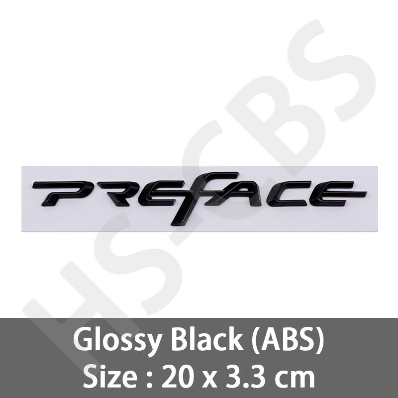 3D ABS Preface Letter Badge Rear Trunk Emblem Car Stickers Badge For Geely Car Styling Tailgate Decal Sticker Accessories чёрный