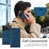 For iPhone 17 Pro Max Wallet Case Magnetic Closing Leather Phone Cover