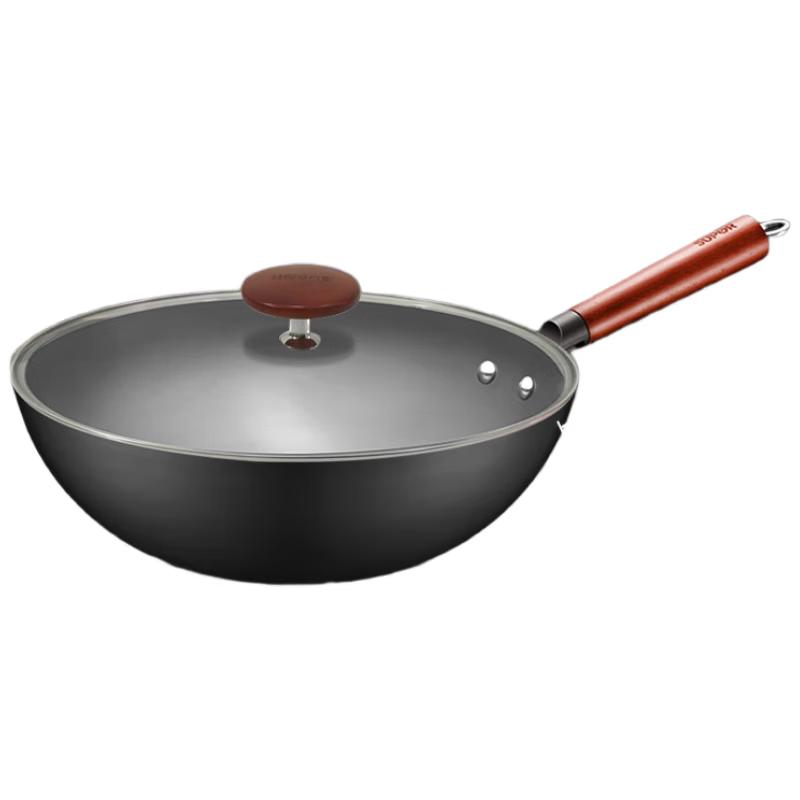 Supor 32CM Lightweight Seasoned Iron Wok