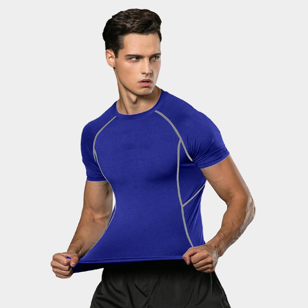 Men's Sports T Shirts Running Cycling Bodybuilding Fitness Short Sleeve Training Jogging Shirts Outdoors Tops