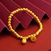 Galvanisiertes Gold Damen Perlen Simuliertes Gold Gebrochenes Gold Armband, Sandgold Erbschaft Gebrochenes Silber Wenige Tael Wind Armbänder