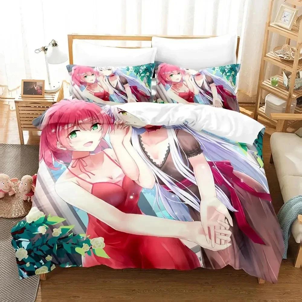 3D Print Anime Legend Of Heroes Comfortable Duvet Quilt Cover Pillowcase Bedding Set Children Bedroom Decoration Home Textile