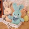 Colorful Rabbit Scarf Plush Toy Cute Cartoon Kid Companion Birthday Gift Doll