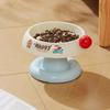 HANDUNYOU Elevated Ceramic Pet Food Bowl