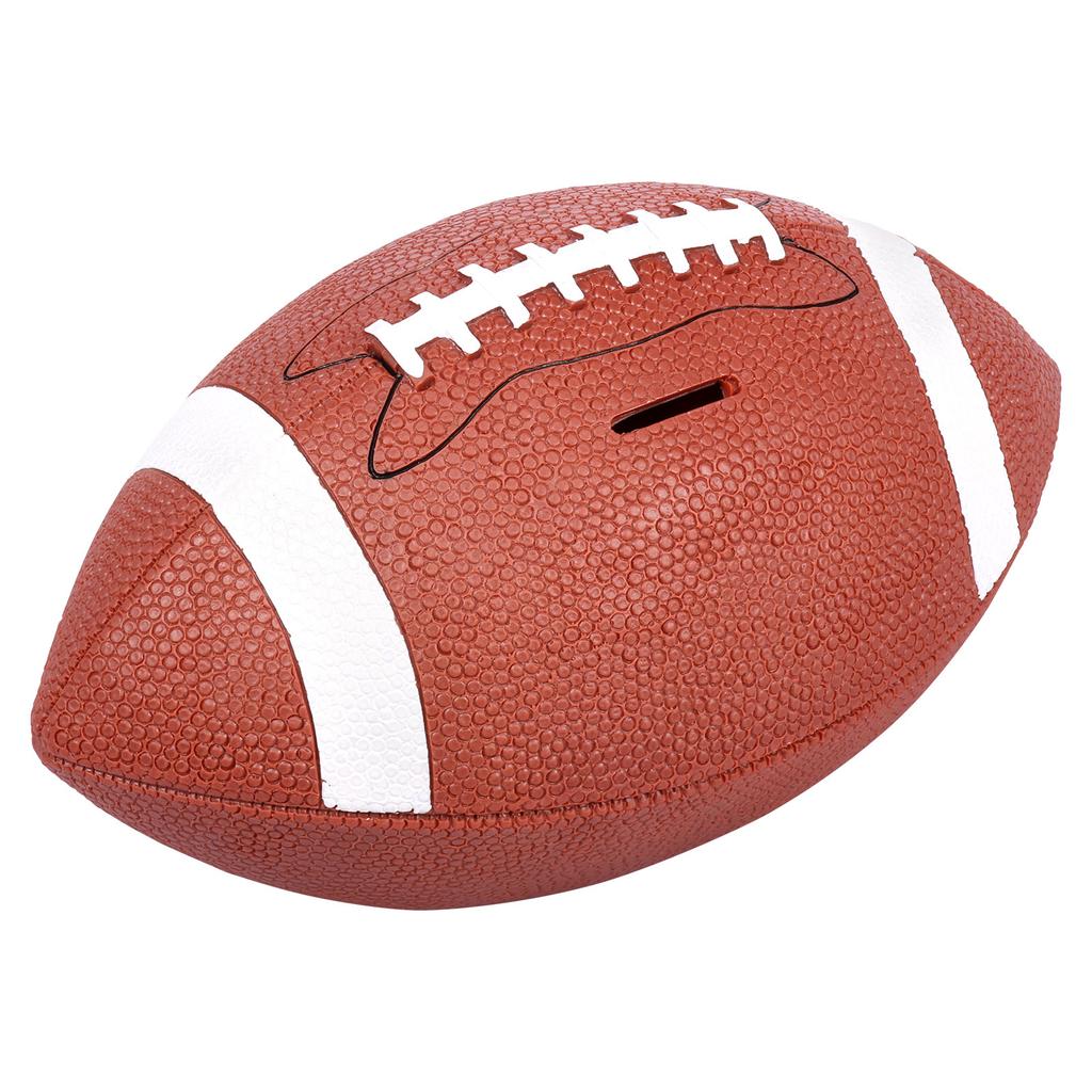 Basketball/Soccer/Rugby/Baseball Piggy Bank Wide Coin Slot Sports Piggy Bank for Sports Fan Team Souvenir Collecting Figurines