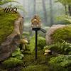 Solar Pathway Lights Mushroom Lights House Statue Fairy Cottage Garden Stake Light Waterproof Outdoor Landscape for Yard Patio Lawn Decorative