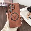 PU Leather Cartoon Deer Case for Samsung Galaxy S26 S2 S22 Ultra S24 S23 S21 FE Cases for  Wireless Charge Cover