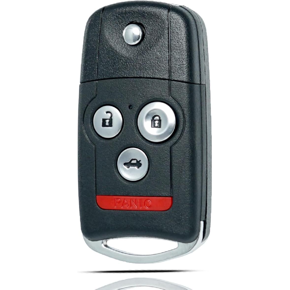 

Брелок Бесключевой Доступ Подходит Для Acura MDX RDX 2007 2008 2009 2010 2011 2012 2013 Замена Выкидного Брелка с Дистанционным Управлением N5F0602A1A 35111-STX-326 4 Кнопки