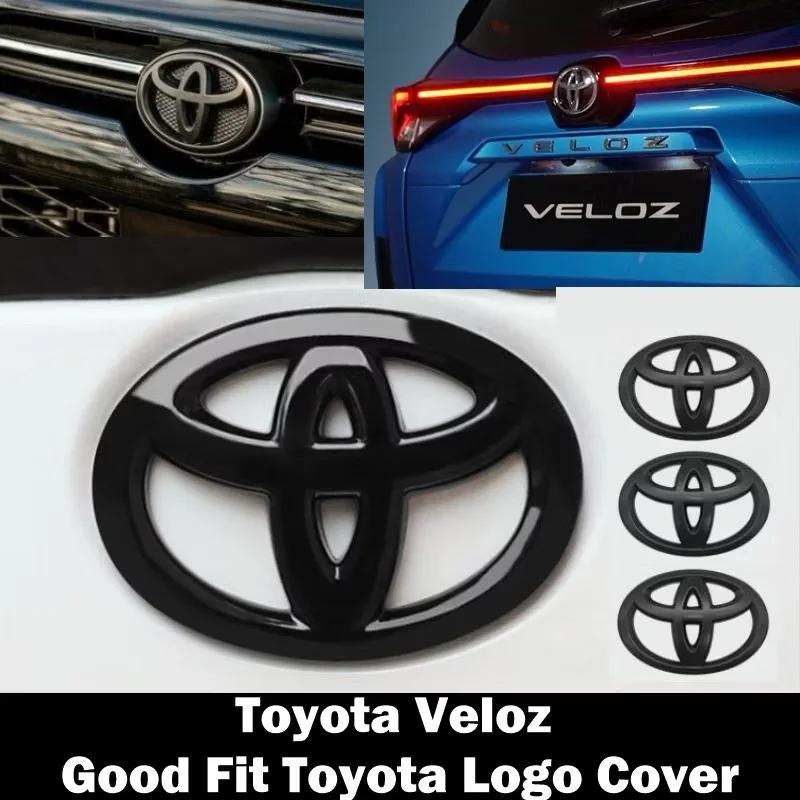uwhpc2 3D Car Emblem sticker For Toyota Front Grill Hood Rear Trunk Logo Corolla Camry RAV4 Hilux Yaris Prius Prado Badge Accessory