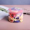 2.5cm Children's No-Damage Hair Ties, Seamless Scrunchies, Baby Headbands, Rubber Bands - Pack of 50