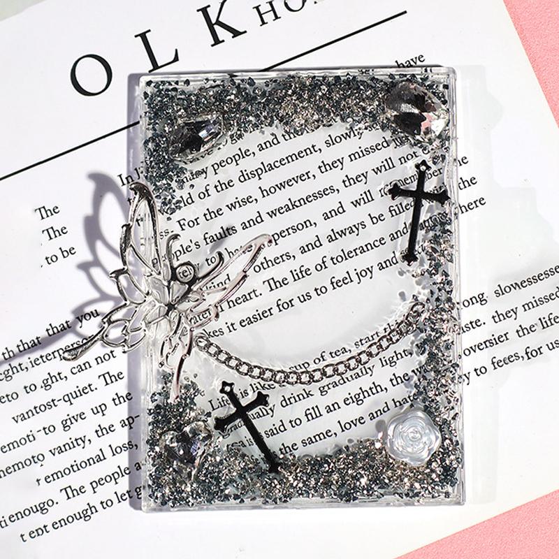 

Креативная карточка-бабочка с цветком, кирпичная декорация, рукав для карточки, держатель для фотокарточки, фоторамка, защитный чехол для маленькой карточки A5