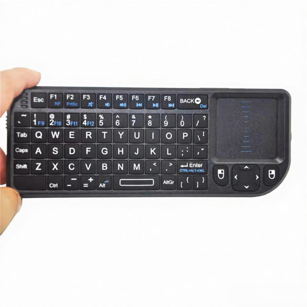 Rii V3 Mini Wireless Keyboard 2.4Ghz with Touchpad for Game,Office,Computer,Home