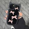 Cat Ear Four Bows Are Suitable for Apple Iphone11promax Mobile Phone Case 11 All-inclusive 11pro/11.