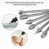 20pcs/set 120 Grinding Cutting Engraving Drill Bit Set For Dremel Rotating Tool