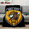 Hull City Pattern Flannel Blanket High quality All Seasons Warmth and Comfort Perfect for Christmas Gifts.