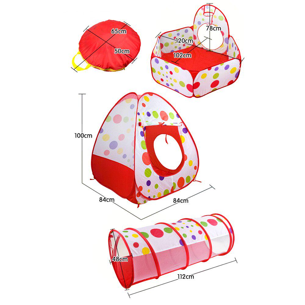 Play House Toy Children's Tent Baby Wigwam Portable Kids Tent Outdoor Ball Pool Toys Tunnel Ocean