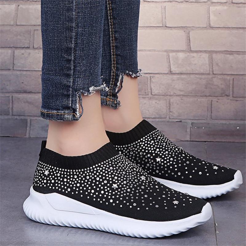 bling sock sneakers